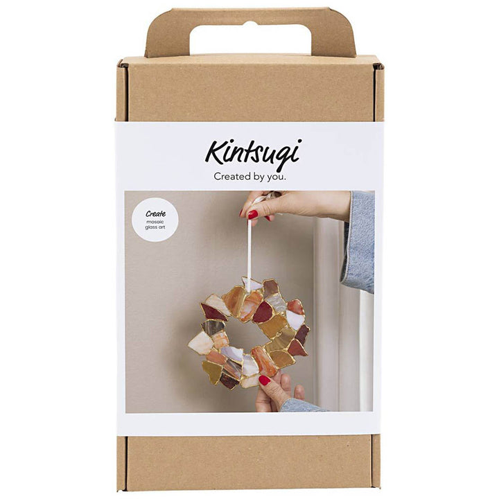 Kintsugi Complete Craft Kit | Makes a Pretty Mosaic Decoration | Adult Crafts