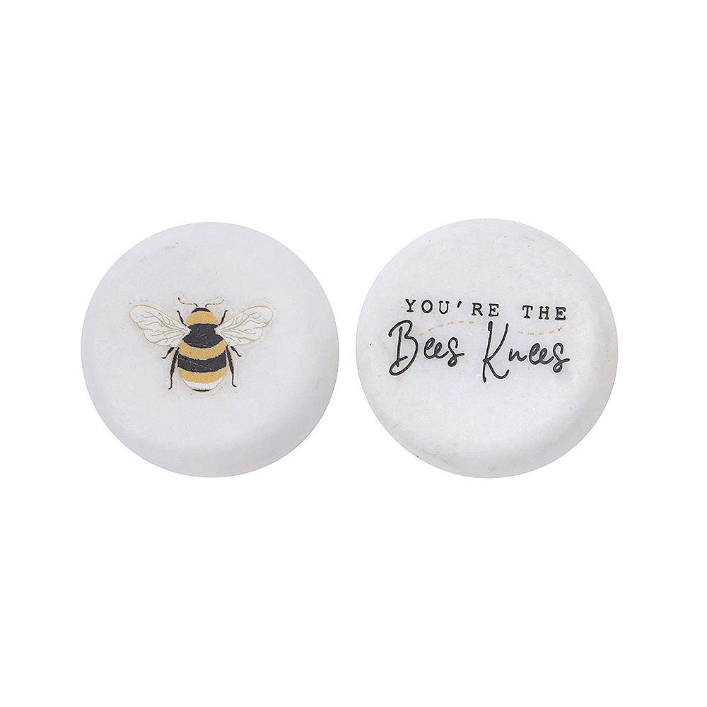 3cm Ceramic Pebble Keepsake Token You're The Bees Knees | Cracker Filler Gift