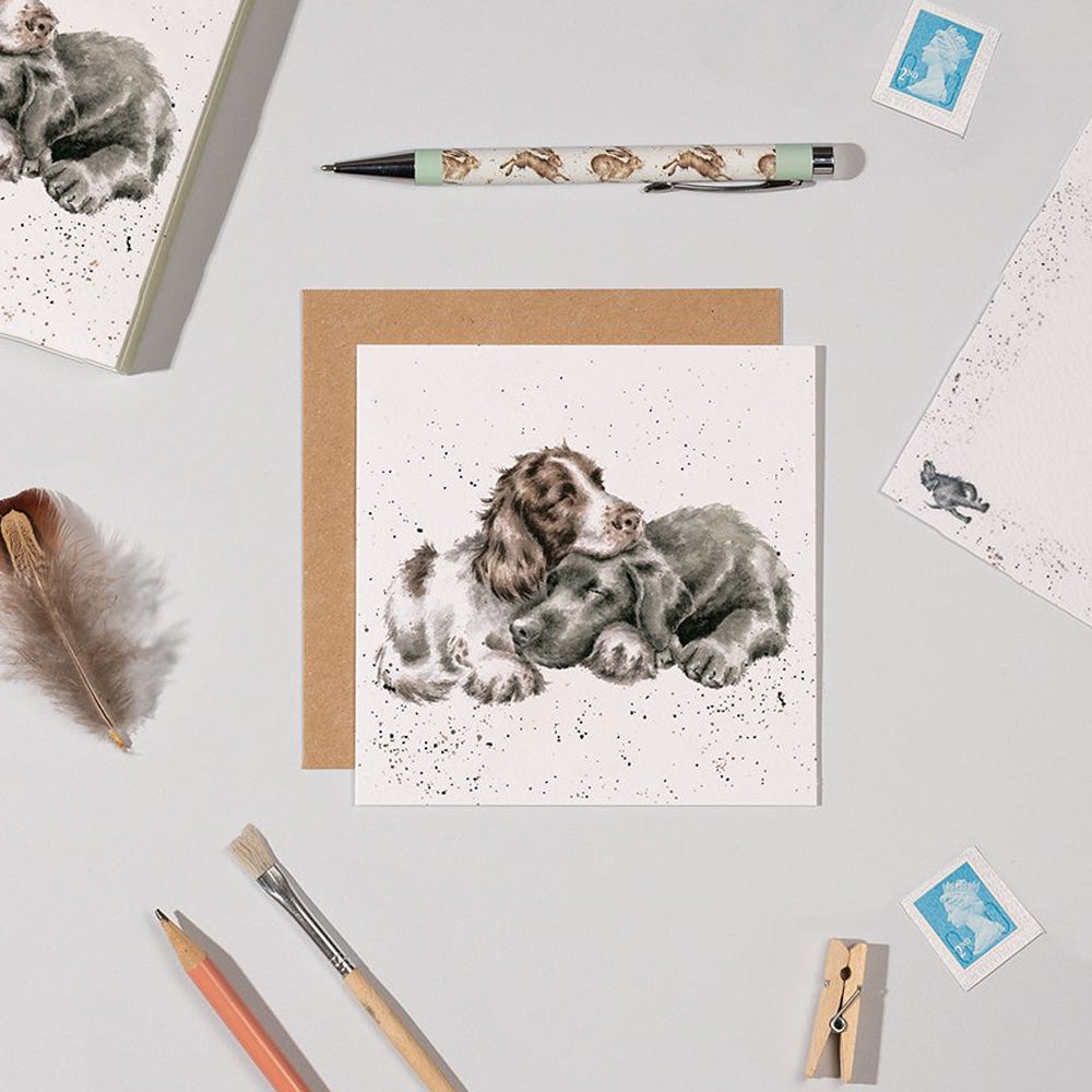 Growing Old Together Dogs Notelet Set | 12 Cards and Envelopes | Wrendale Designs