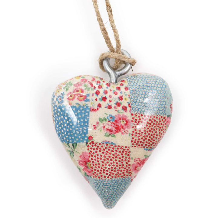 Pretty Heart Wooden Hanging Ornaments | 4cm | Cracker Filler Gift