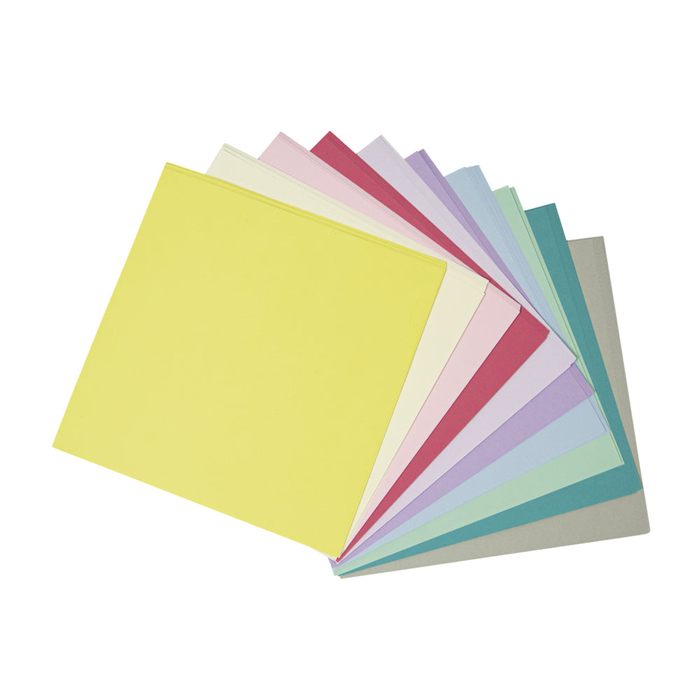 100 Sheets Square Origami Paper | Choice of Colours & Sizes