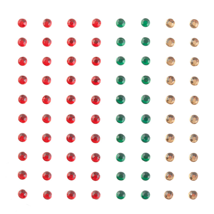 Self Adhesive Gems or Pearls | 4mm | 80 per Sheet | Crafts &amp; Papercrafts
