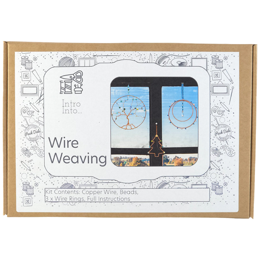 Introduction Into Wire Weaving | Starter Craft Kit | Makes 2 Decorations