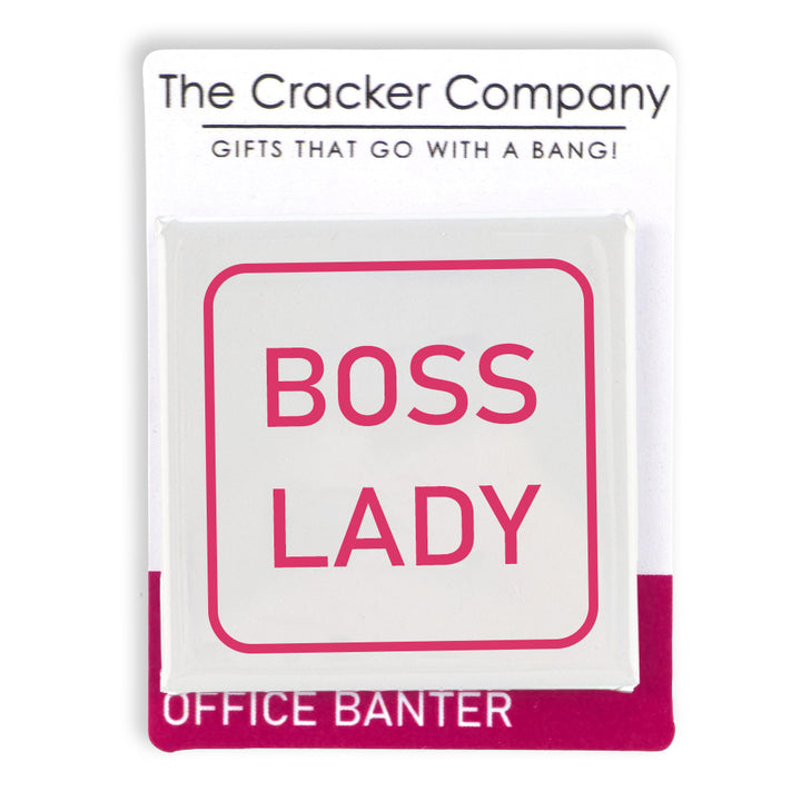 Boss Lady | Fun Badge | Office Banter | Cracker Filler Gift