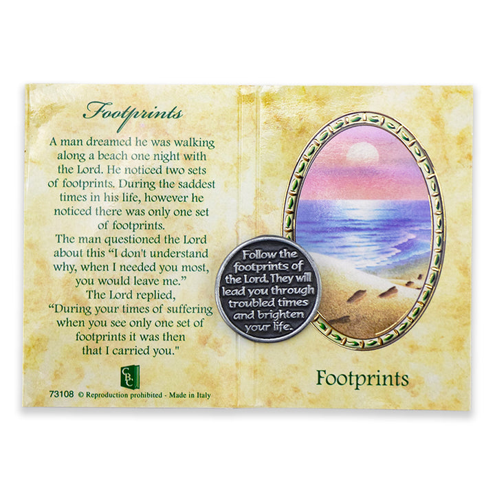 Christian Faith | Metal Pocket Token &amp; Prayer Card | Cracker Filler Gift