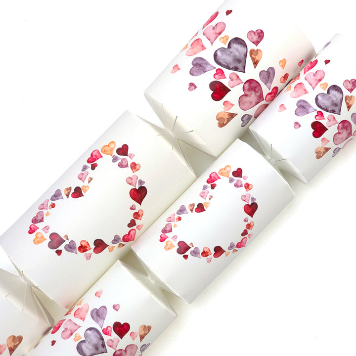 Watercolour Hearts | Cracker Making Craft Kit | Make & Fill Your Own