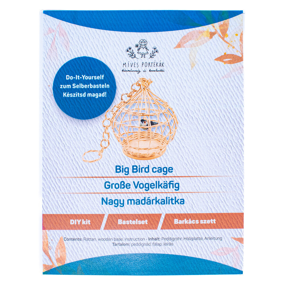 Basket Making Kit | Birdcage | Rattan Basket Craft Kit
