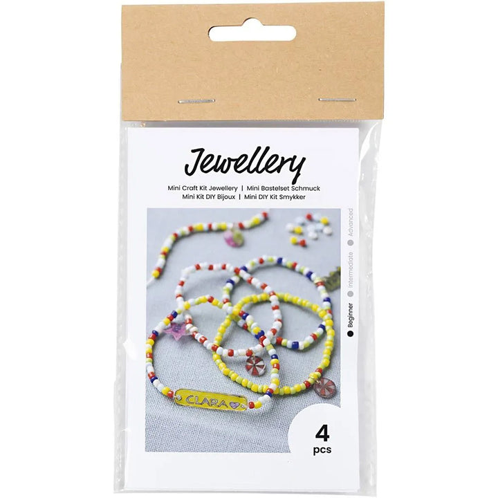Shrink Plastic Bracelets | Mini Jewellery Craft Kit for Kids | Makes 4