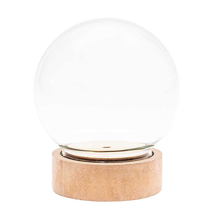 Glass Globe or Dome Shaped Bell Jar for Crafts | 8, 10 or 13cm Wide