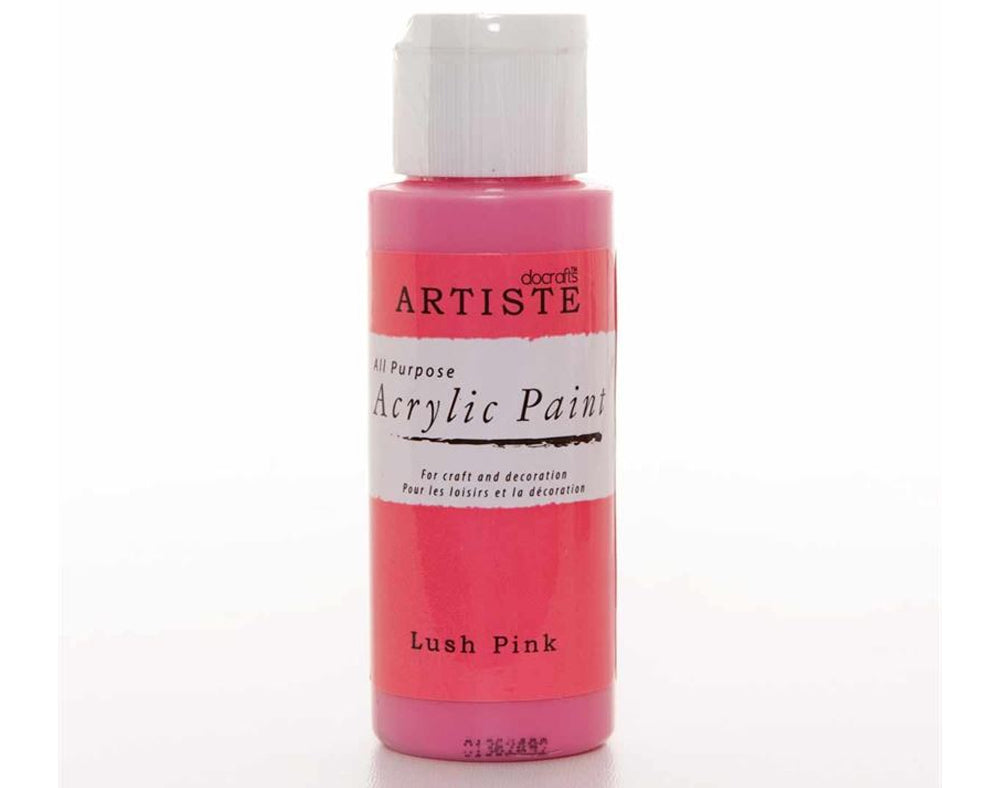Lush Pink docrafts Artiste All Purpose Acrylic Craft Paint - 59ml