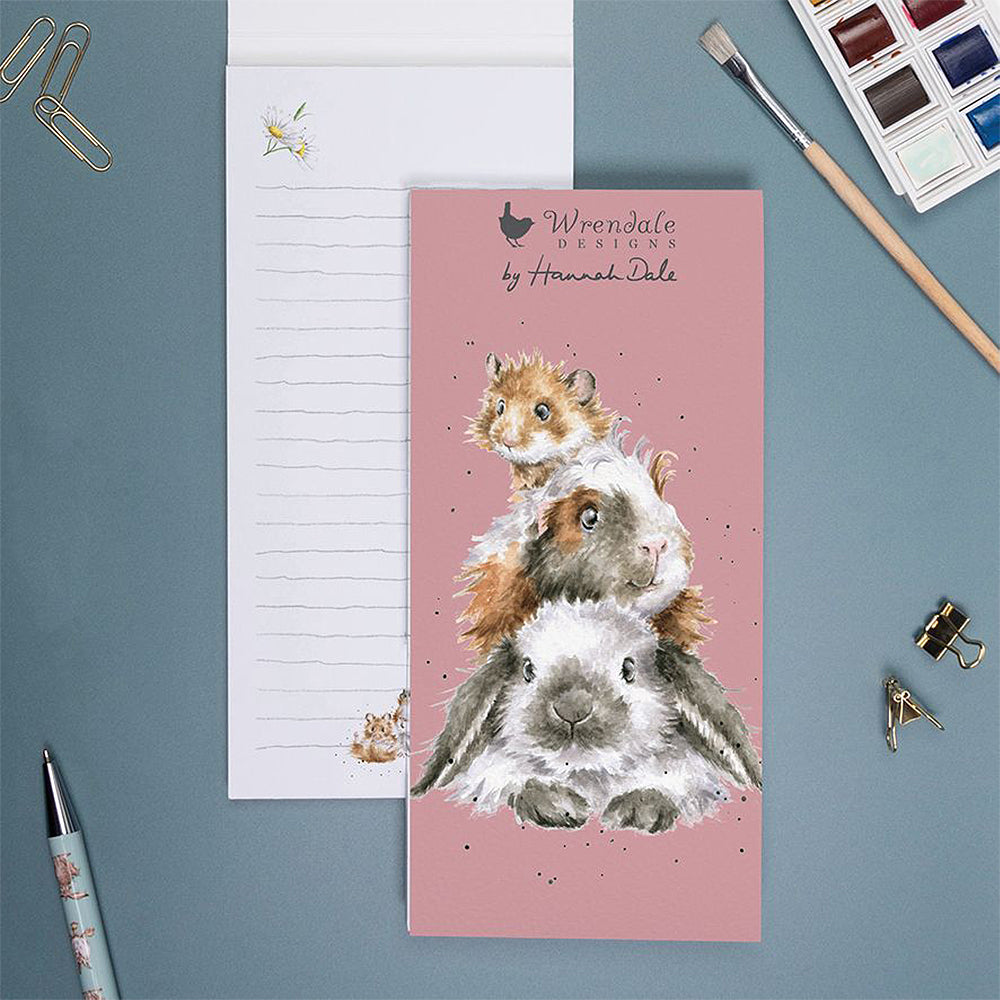 Piggy in the Middle | Guinea Pig | Magnetic Shopping List | Wrendale Designs