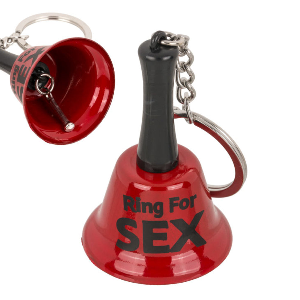 Ring for Sex Bell - Mini Metal Bell Keyring - Cracker Filler Gift