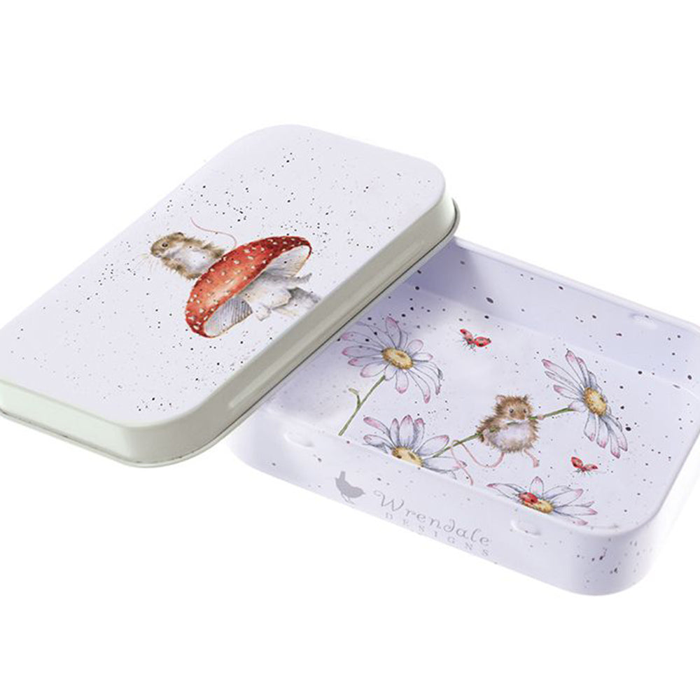 9cm Wrendale Lidded Tin Mouse Design | Cracker Filler Gift