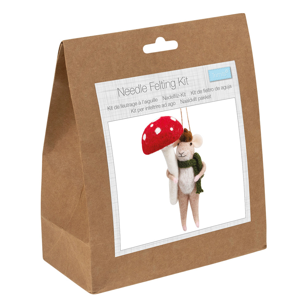 Christmas Mouse | Needle Felting Complete Craft Kit