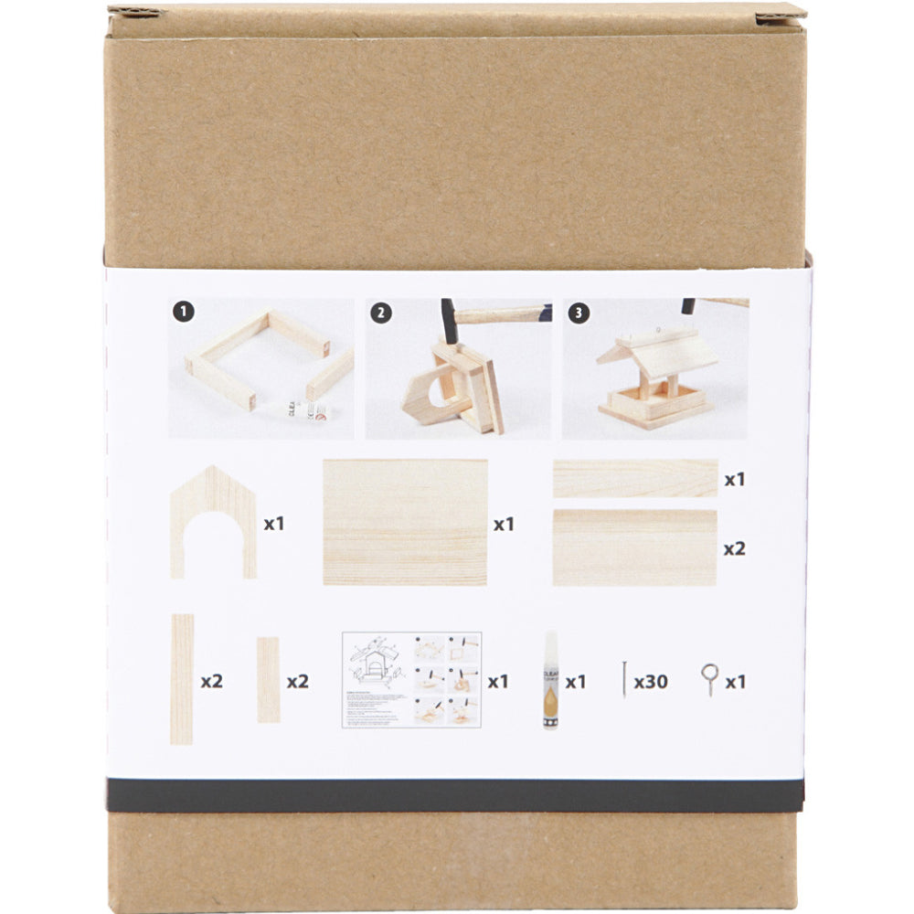 Woodworking Garden Simple DIY Bird Feeder Craft Kit - DAMAGED BOX
