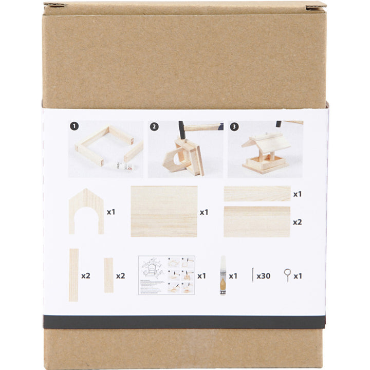 Woodworking Garden Simple DIY Bird Feeder Craft Kit - DAMAGED BOX