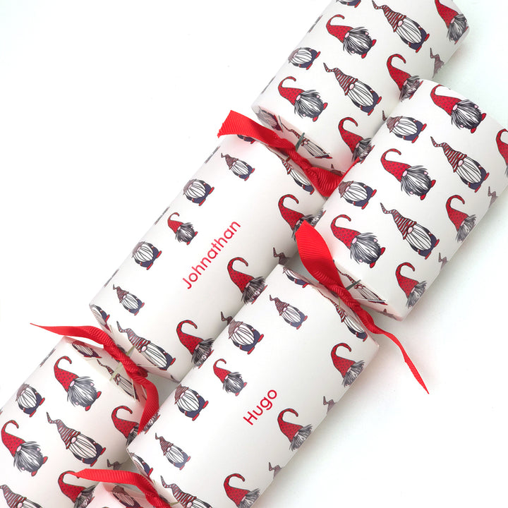 Personalised Cracker Making Craft Kit | Nordic Gonk | Makes 4 or 6 Crackers