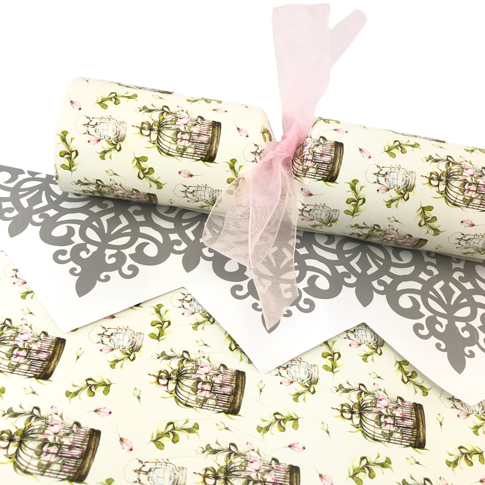 Pretty Birdcage Wedding Cracker Making Kits - Make & Fill Your Own