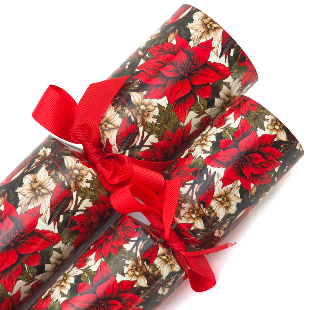 Christmas Poinsettia | William Morris | Cracker Making Craft Kit | Craft Kit