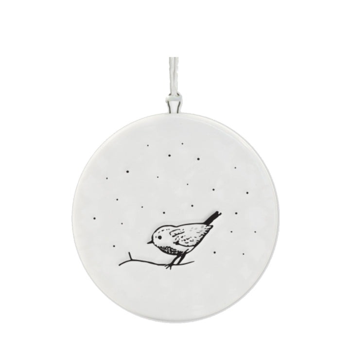 5.5cm Porcelain Hanging Decoration | It’s the Most Wonderful Time Of The Year