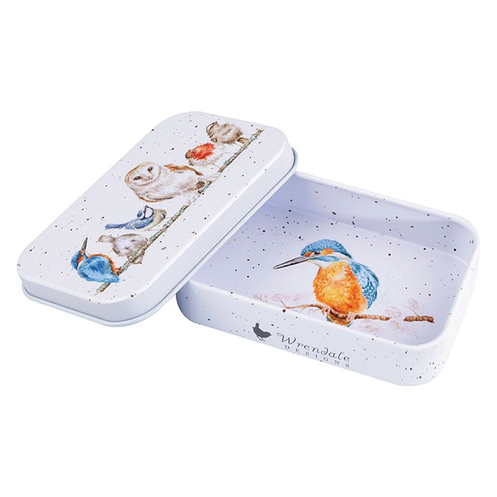 Wild Garden Birds | 9cm Wrendale Lidded Tin | Cracker Filler | Little Gift