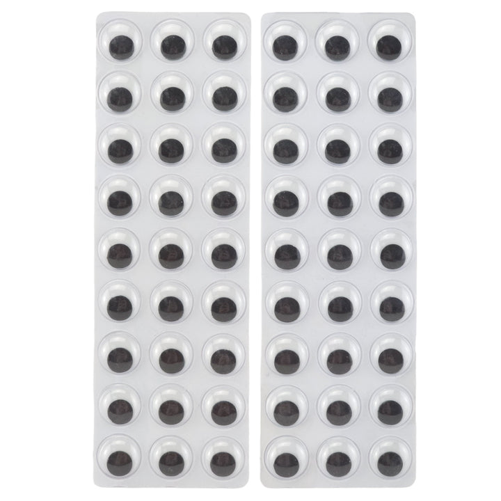 Googly Eyes | Self Adhesive for Crafts | Choose from Sizes 6mm to 15mm