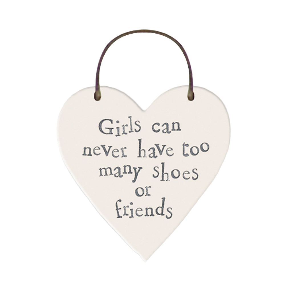 Girls & Shoes & Friends Heart Hanger | Cracker Filler | Mini Gift
