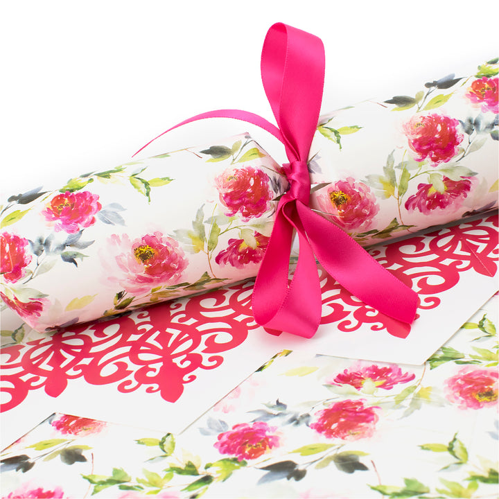 Watercolour Peonies | Cracker Making Craft Kit | Make &amp; Fill Your Own