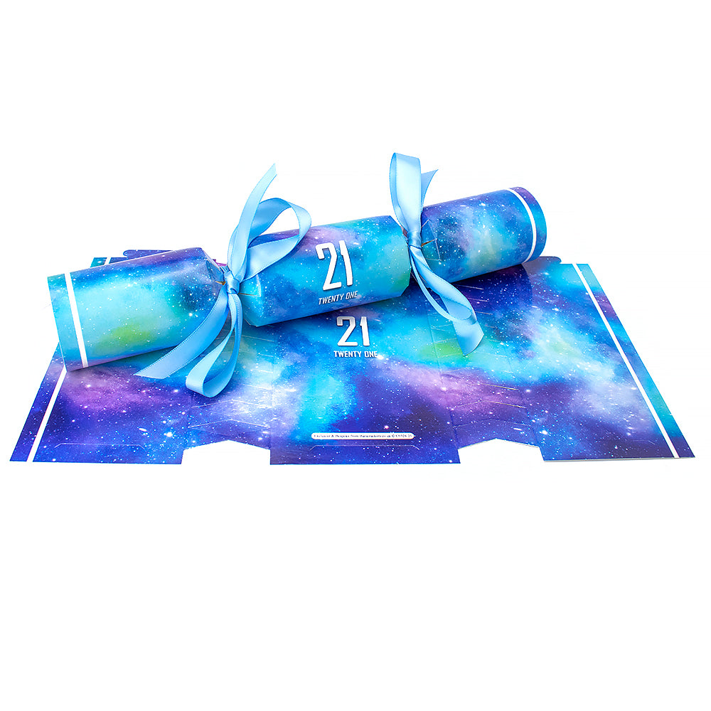 6 Galaxy - 21st Birthday Cracker Making Craft Kit - Make & Fill Your Own