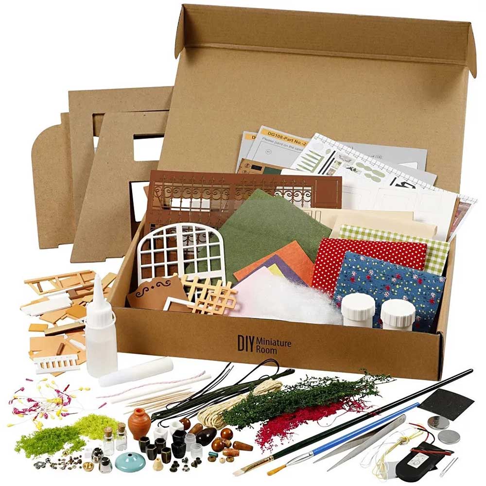 Landscape Craft Kit Miniature Garden Room | Design & Create Your Own | Premium Craft Kit ...