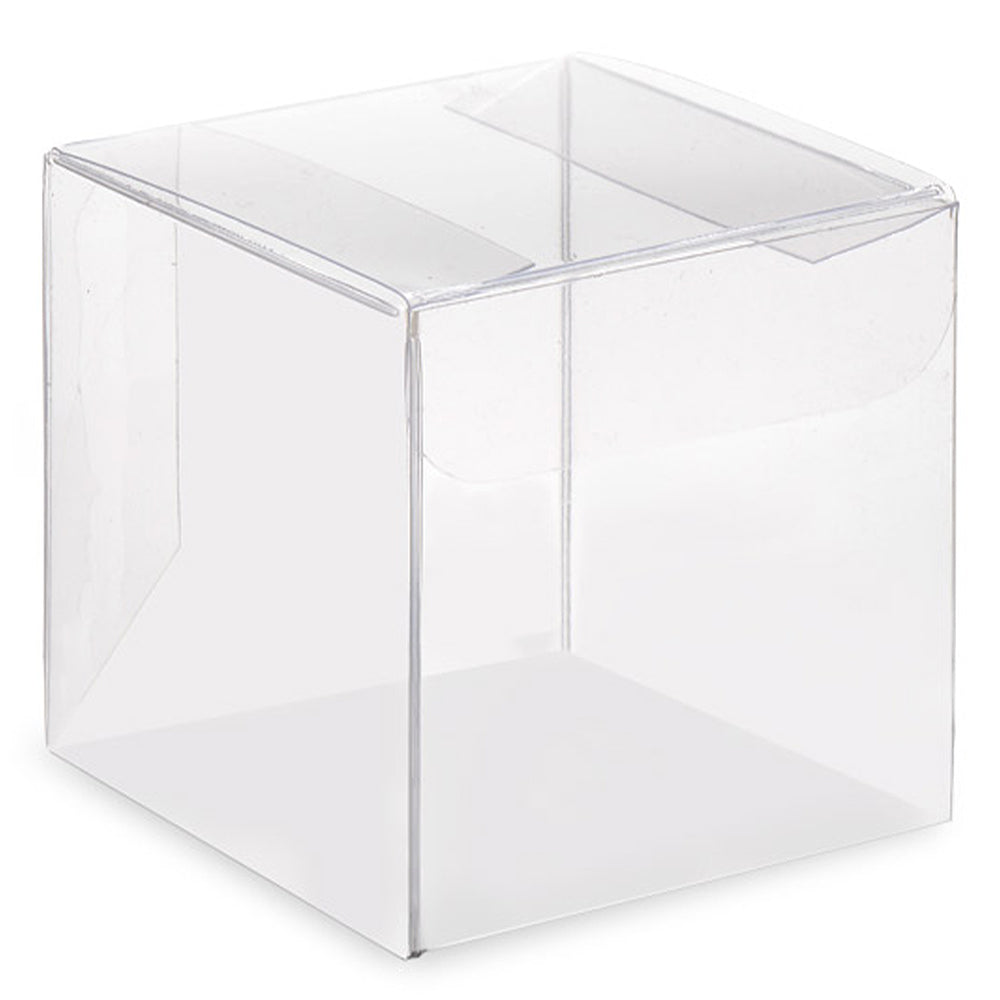 10 Acetate Cube Box Presentation Boxes for Gifts or Baubles 5cm