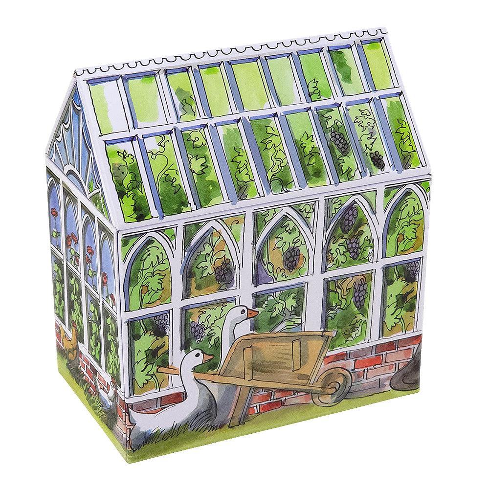 The Greenhouse | Garden Theme Storage Tin | Emma Bridgewater | Large 13.5cm Tall