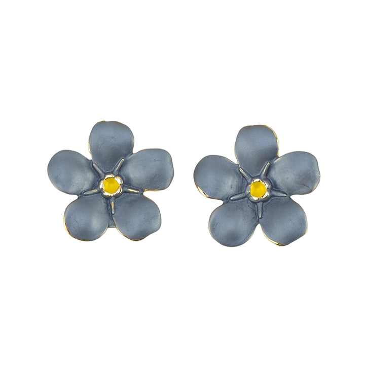 Dainty Forget Me Not | 14k Gold Stud Earrings | Little Gift | Cracker Filler