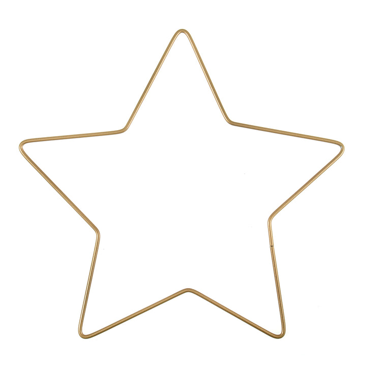 Metal Christmas Star | 20 or 25cm | Gold or Silver | Crafts &amp; Floristry Projects