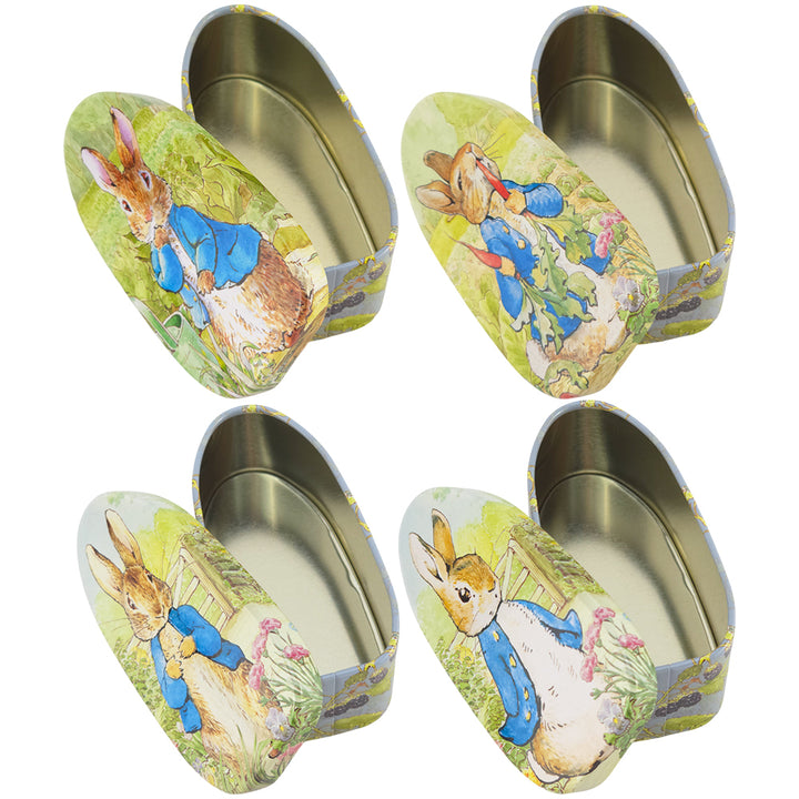 Peter Rabbit | Single Small Fillable Oval Tin | 10.5cm | Easter Gift
