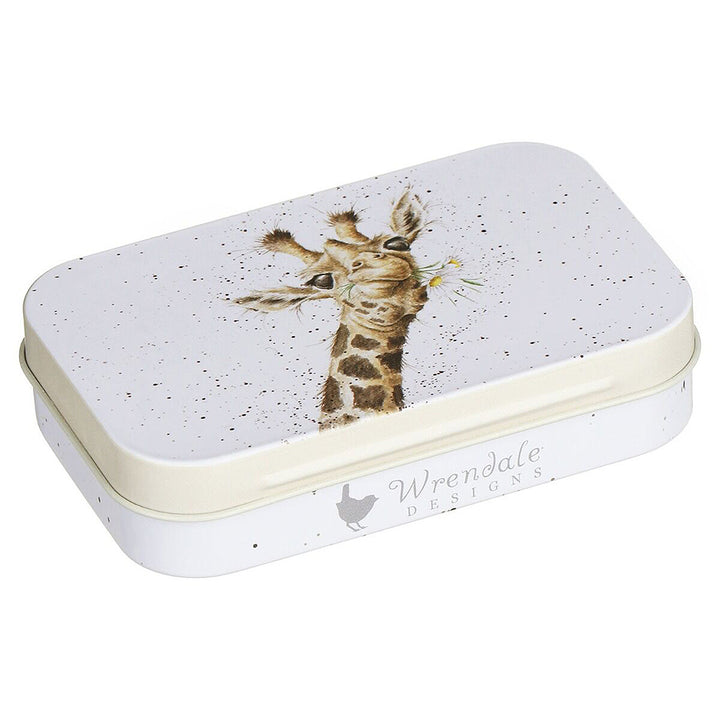 9cm Wrendale Lidded Tin Giraffe Design | Cracker Filler Gift