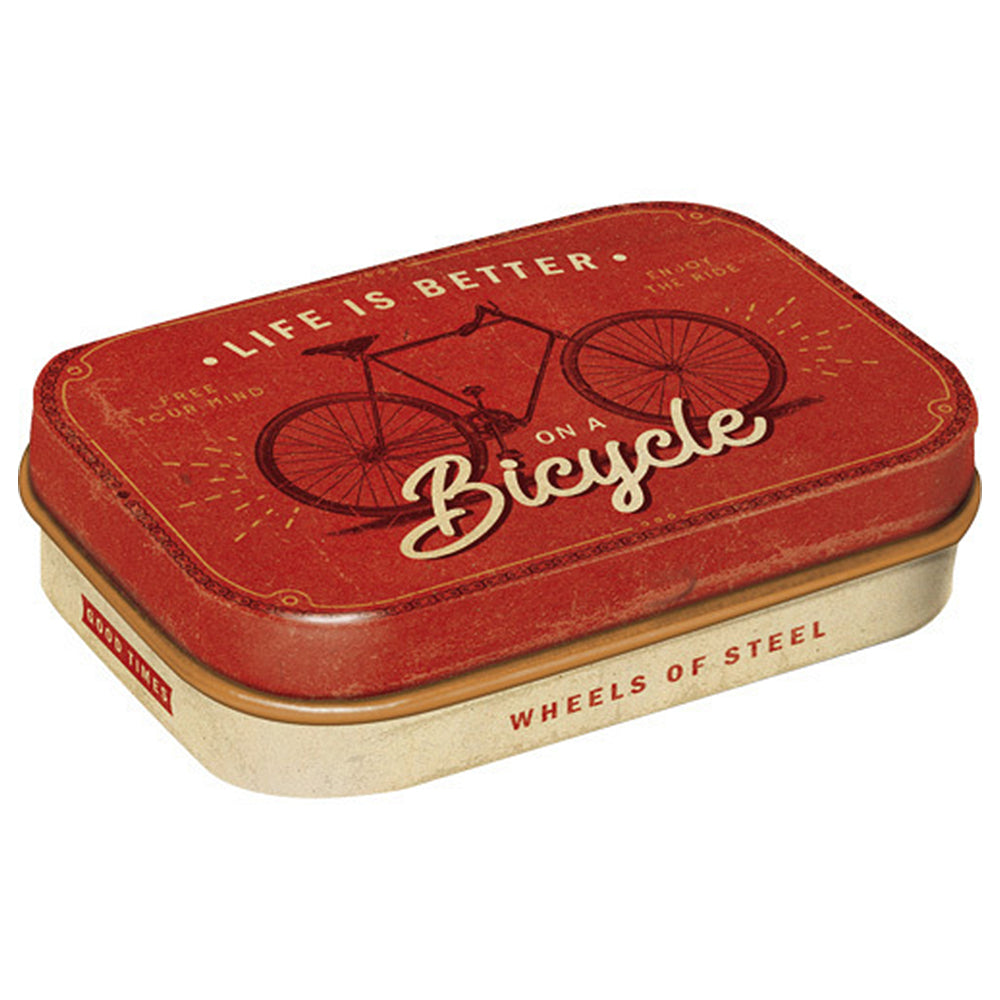 Life is Better on a Bicycle | Sugar Free Mint Tin | Mini Gift | Cracker Filler