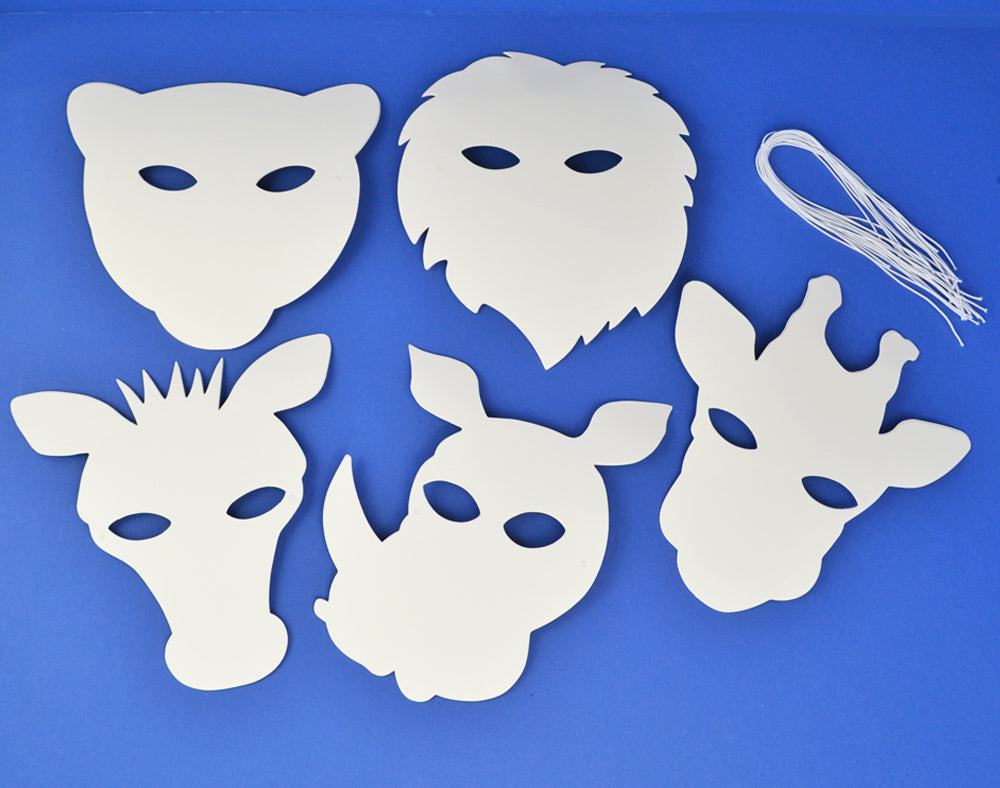 16 Wild Animal Masks for Kids Arts & Crafts