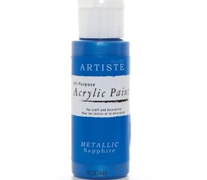 Metallic Sapphire Blue docrafts Artiste All Purpose Acrylic Craft Paint - 59ml